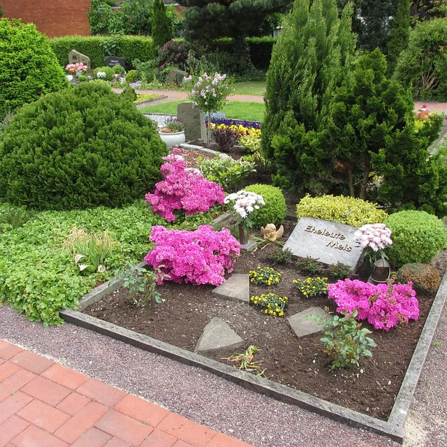 Wahlgrab auf dem Friedhof