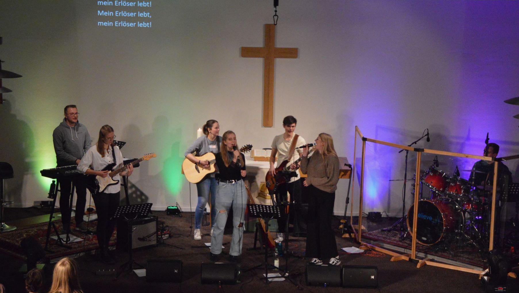 Foto der Band believe_in bei einem Konzert im MLH Bierde